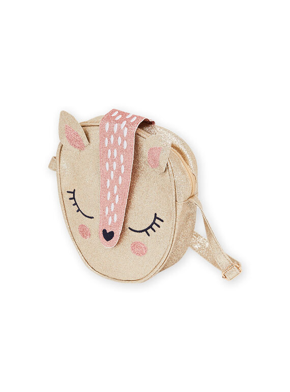 Borsa dorata cerbiatto bambina MYANOBAG / 21WI01Q1BESK008