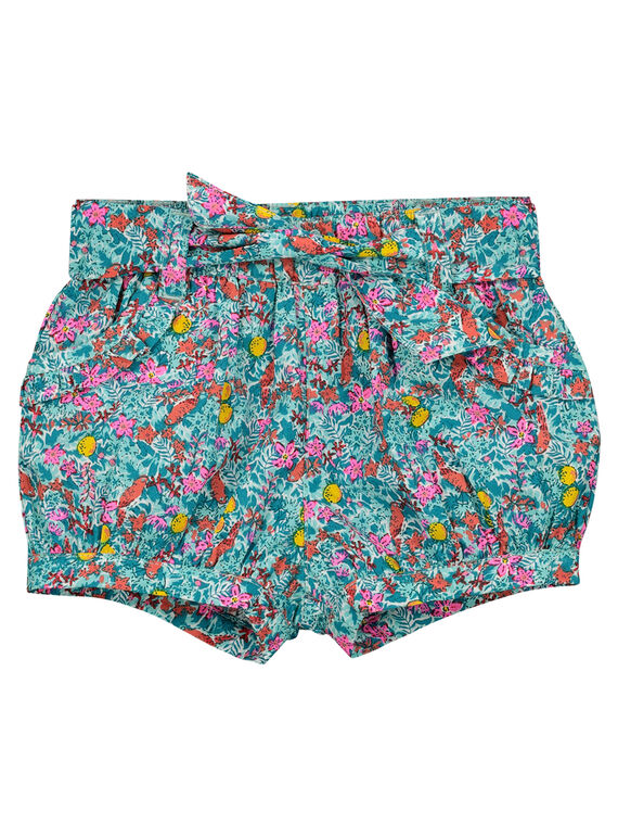 Shorts a fiori neonata FICUSHO2 / 19SG09N1SHO202