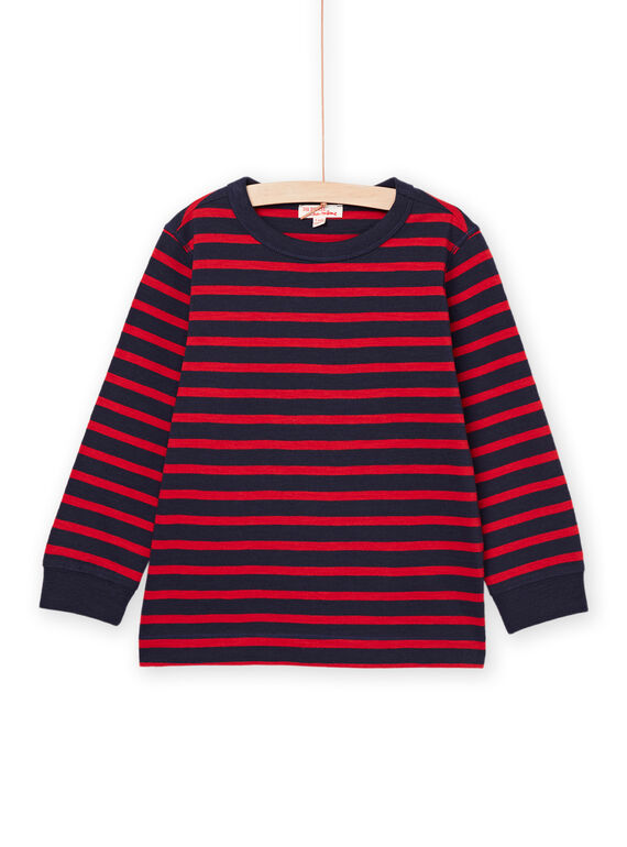 T-shirt a righe maniche lunghe POJOTIRIB2 / 22W902B6TML505