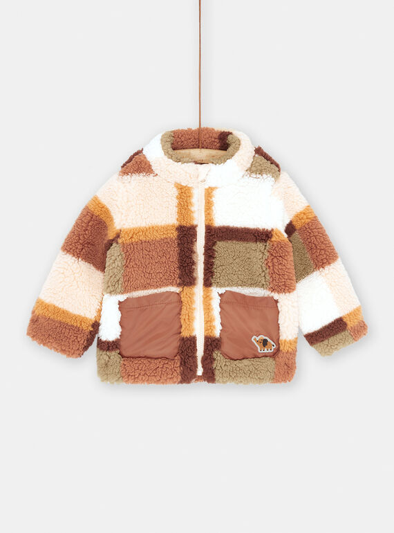 Cardigan in pile ecrù SUCOUGIL / 23WG10L1GILI820