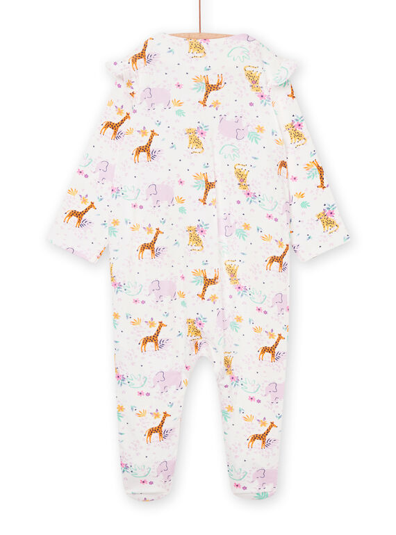 Tutina maniche lunghe con stampa animale 22WH1312GRE001