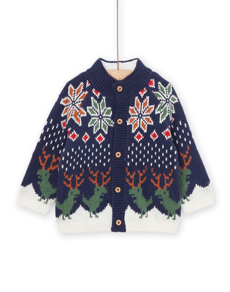 Cardigan in maglia con motivi jacquard PUNOGIL / 22WG10V1GIL070