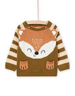 Maglia con stampa animale PUPRAPUL2 / 22WG10S2PULG608