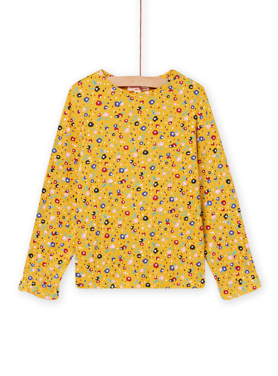 T-shirt a maniche lunghe topazio bambina NAJOTEE4 / 22S90171TMLB118
