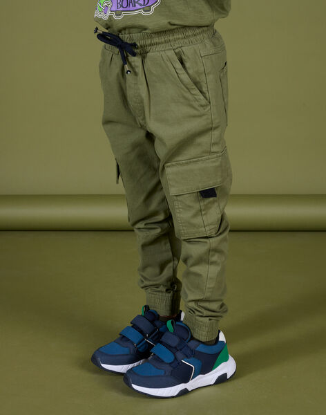 Pantaloni cargo kaki. POKAPAN / 22W902L1PAN628