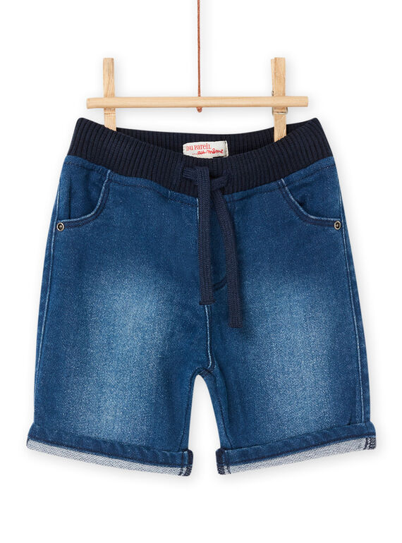 Bermuda blu effetto jeans RUJOBER1 / 23SG10Z1BERP274