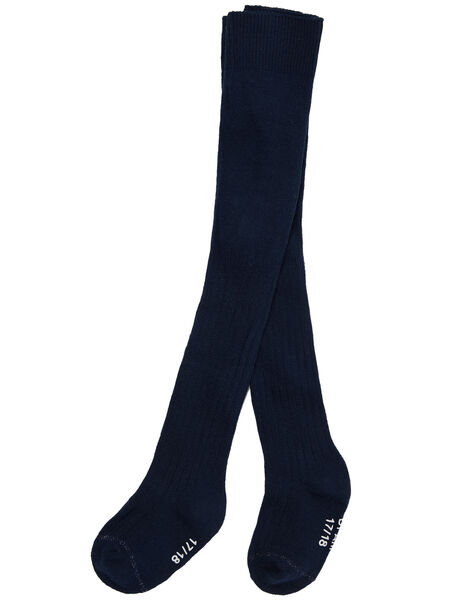 Collant in cotone a costine navy neonata JYIESCOL2 / 20SI0963COL070