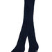 Collant in cotone a costine navy neonata